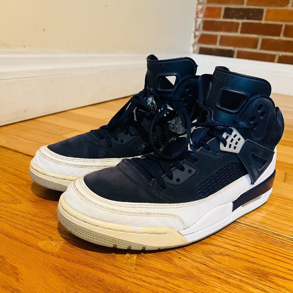 Jordan Spizike Midnight Navy Men’s Size 13 - Picture 14 of 16
